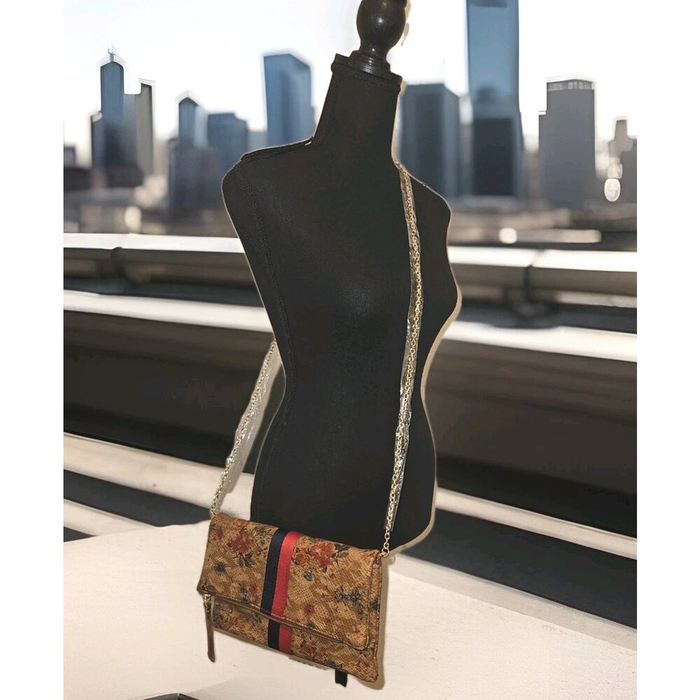 New! Lot Of 2! Moda Luxe Ela Fold-Over Crossbody Clutch Handbag